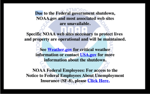NOAA shutdown