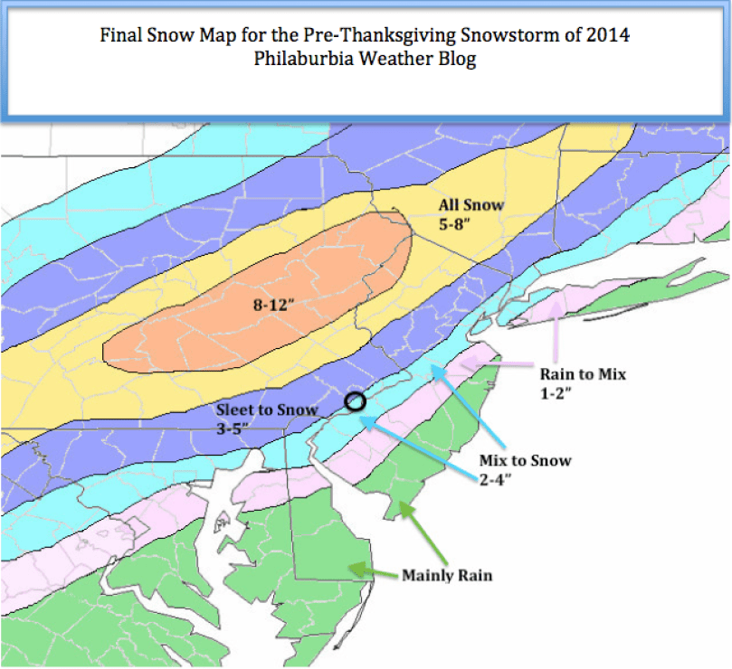 Snow Map 11/26