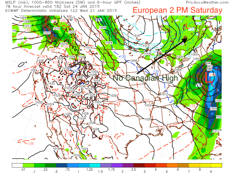 European Major Snowstorm